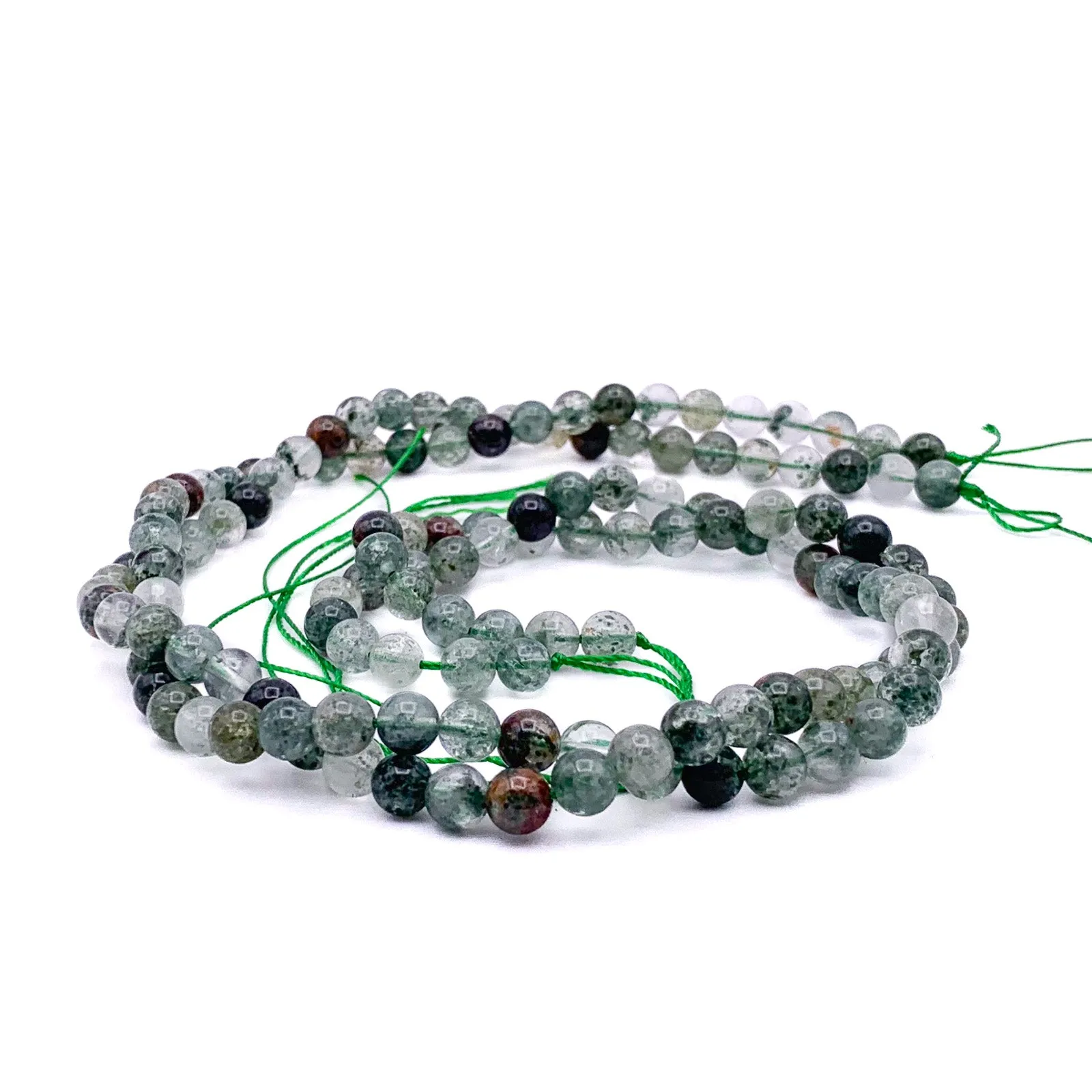 Garden Quartz 6mm Smooth Rounds Bead Strand