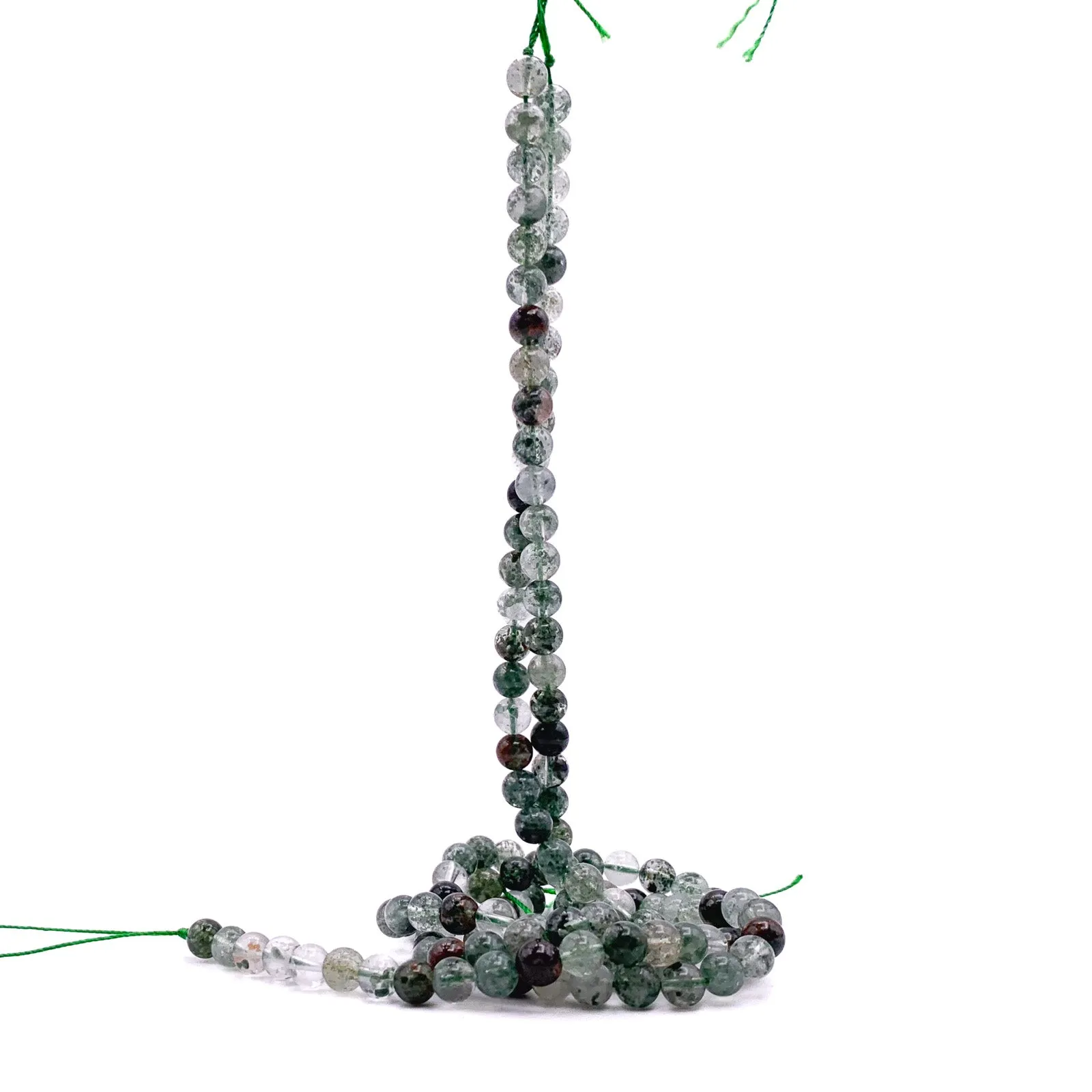 Garden Quartz 6mm Smooth Rounds Bead Strand