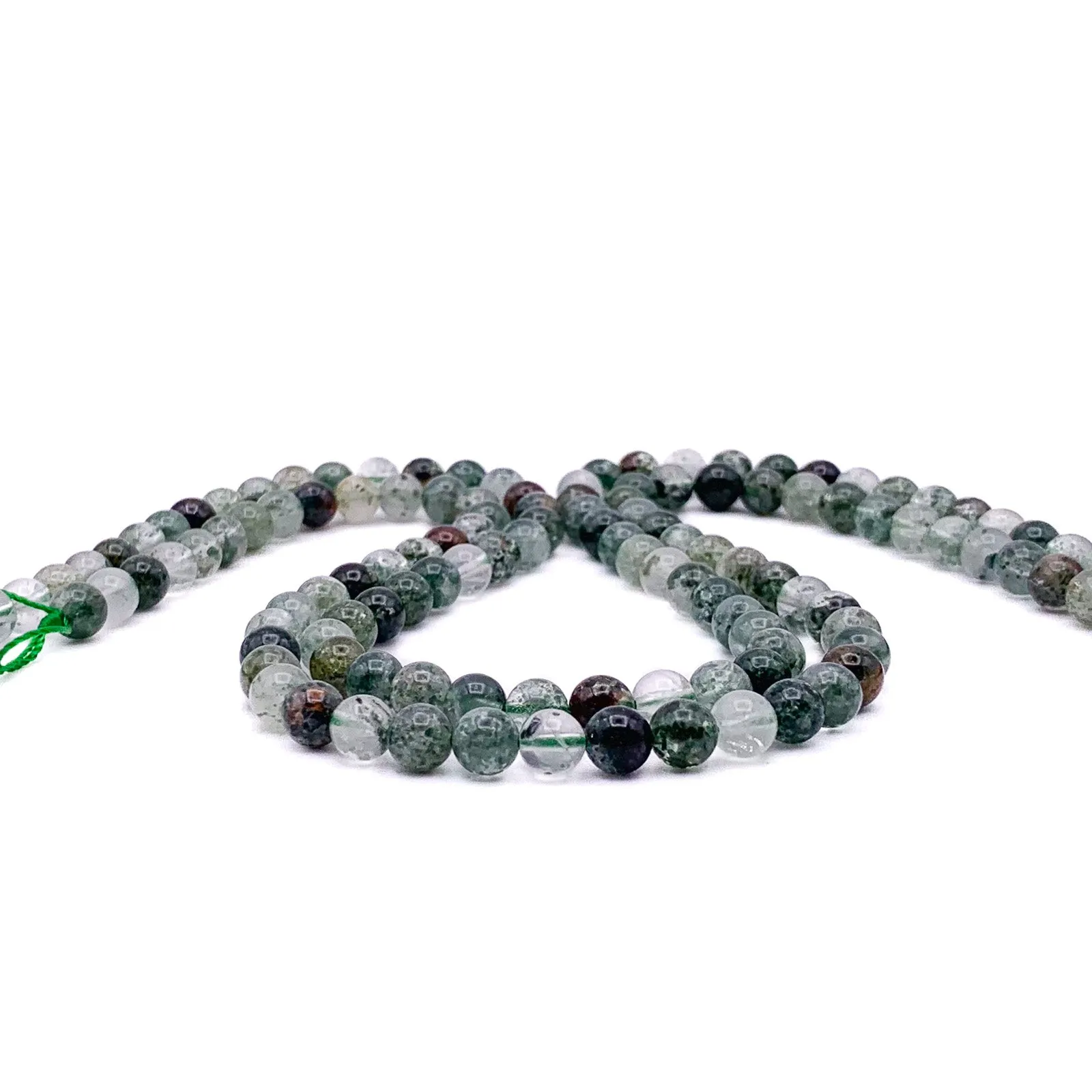 Garden Quartz 6mm Smooth Rounds Bead Strand