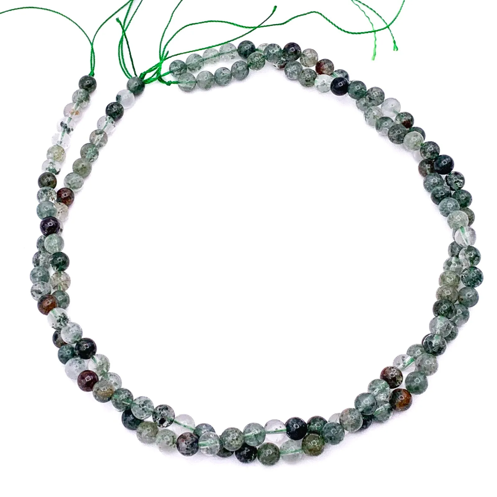 Garden Quartz 6mm Smooth Rounds Bead Strand