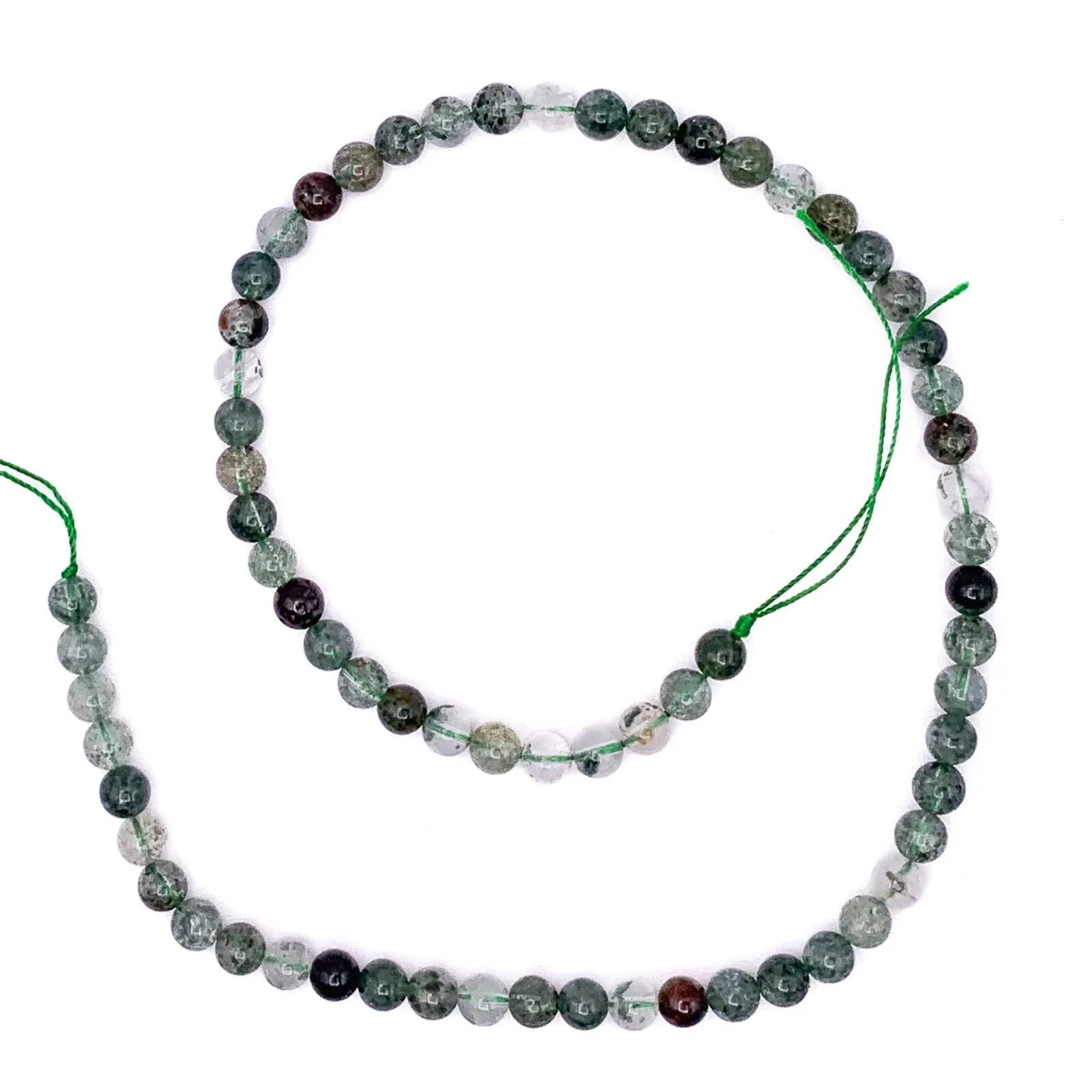 Garden Quartz 6mm Smooth Rounds Bead Strand