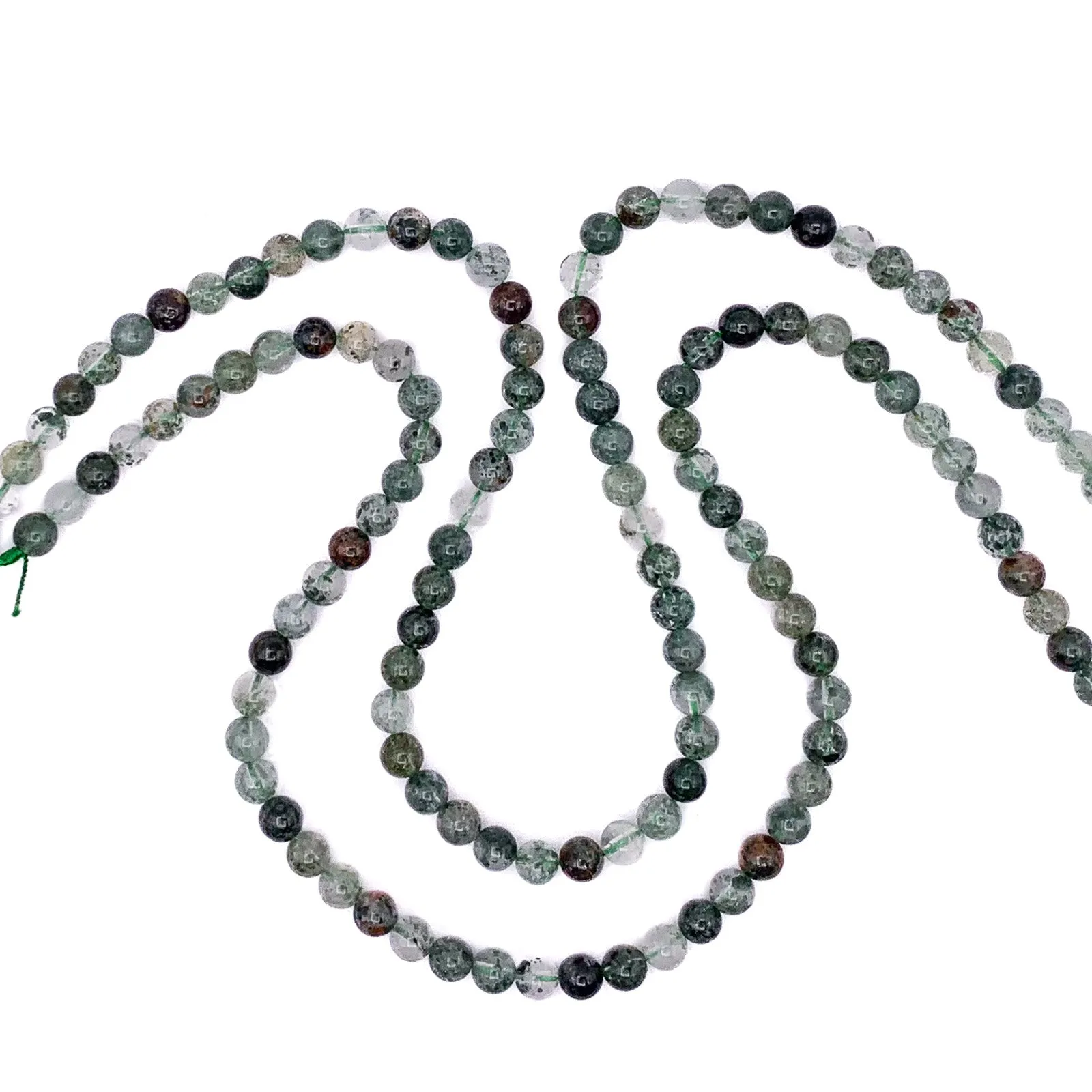 Garden Quartz 6mm Smooth Rounds Bead Strand