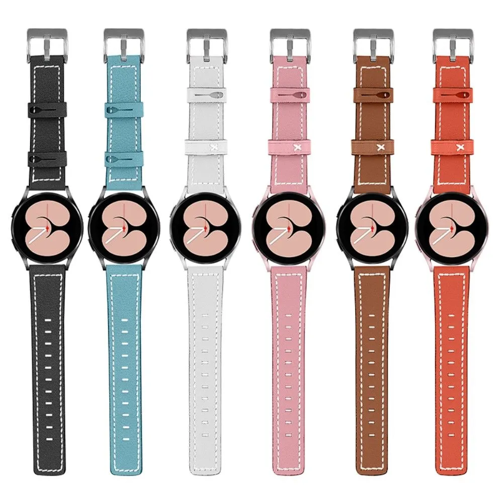 Genuine leather watch strap for Samsung Galaxy Watch - Orange