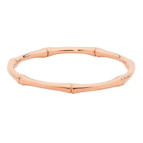 GEORGINI BAMBOO ROSE GOLD PLATED STEEL BANGLE