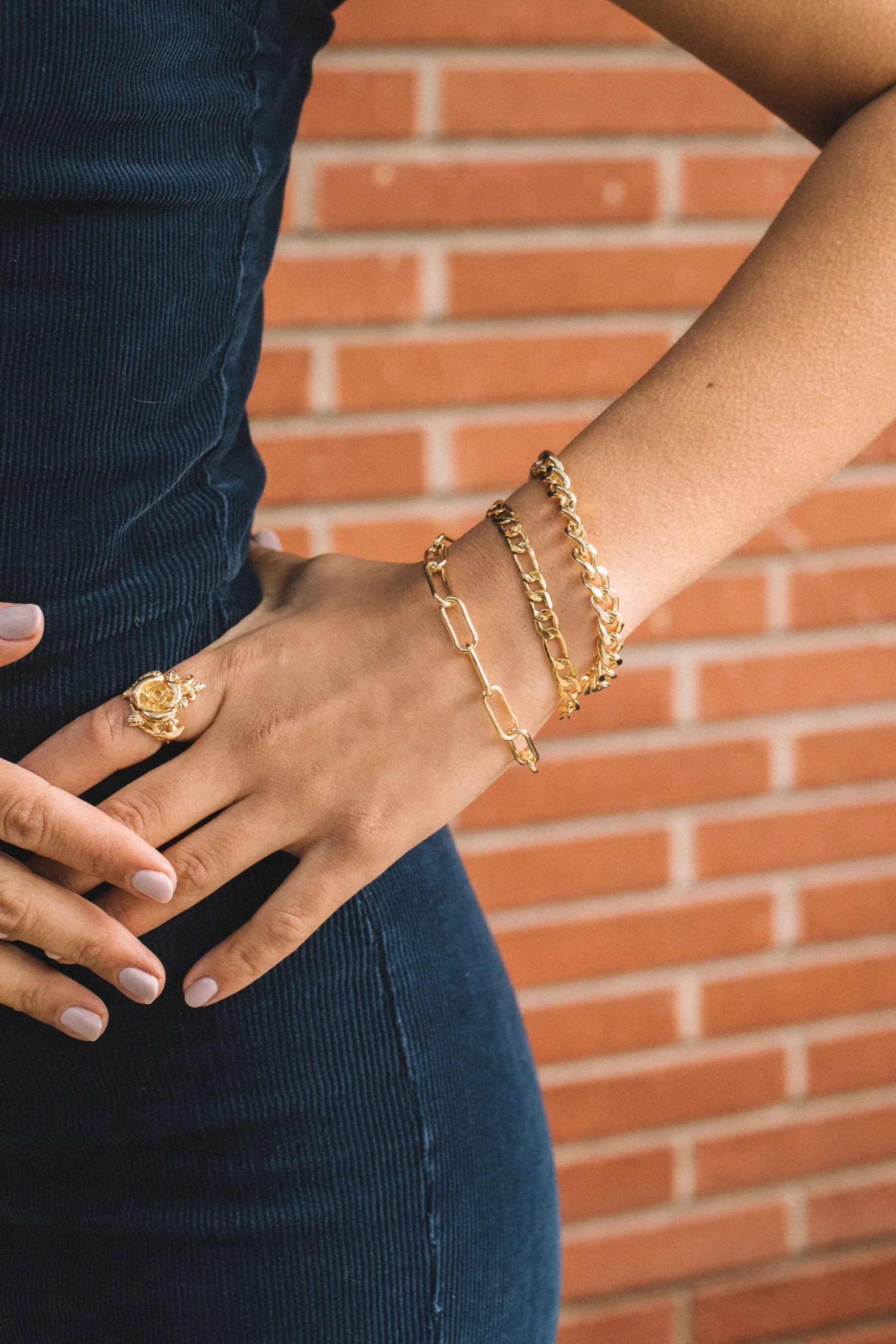 Gold Clyde Bracelet