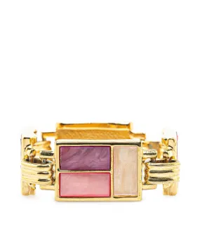 Gold Plated Enamel Bracelet