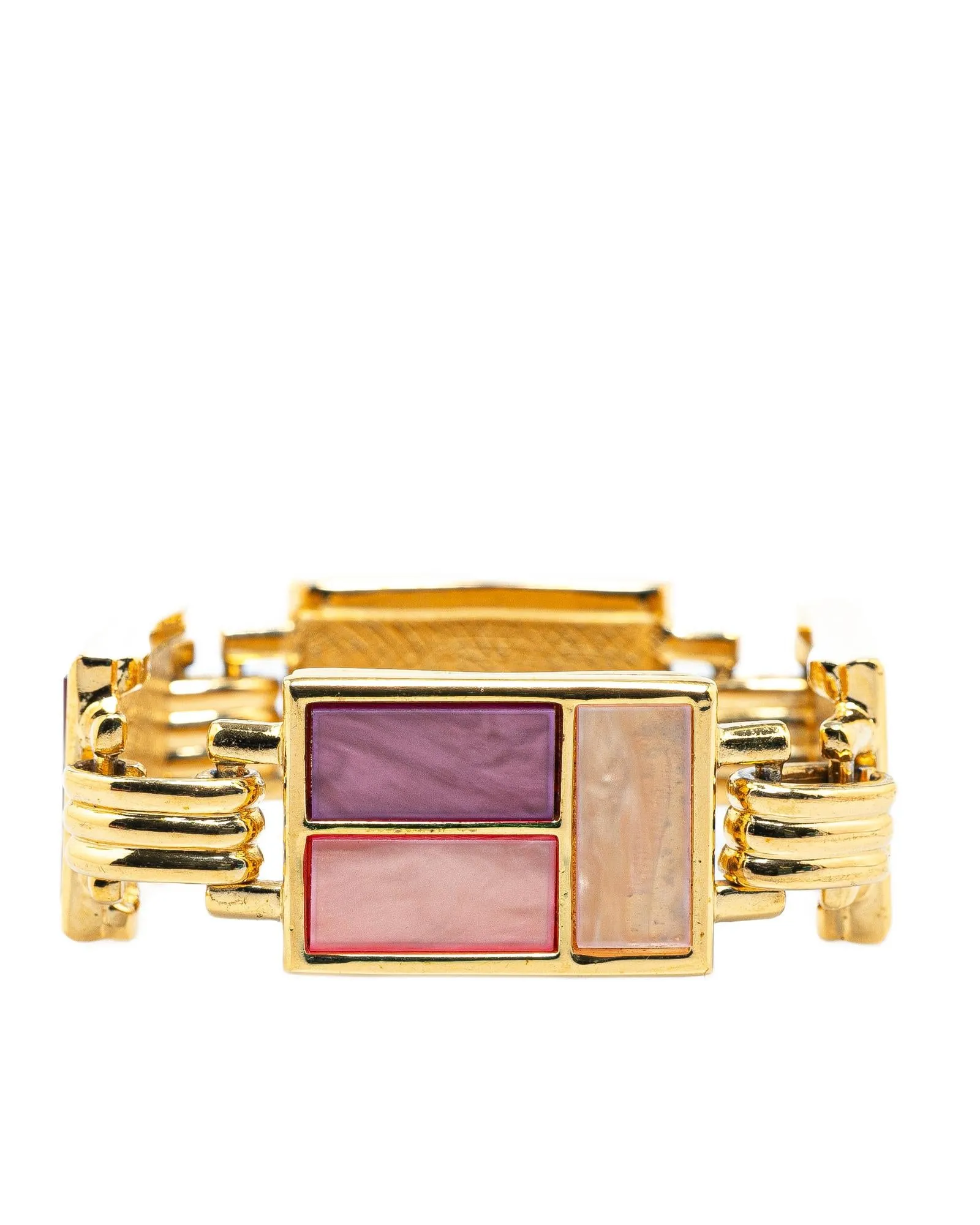 Gold Plated Enamel Bracelet