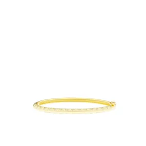 gold plated pave spike bangle