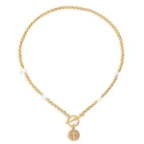 Gold Plated Silex Necklace