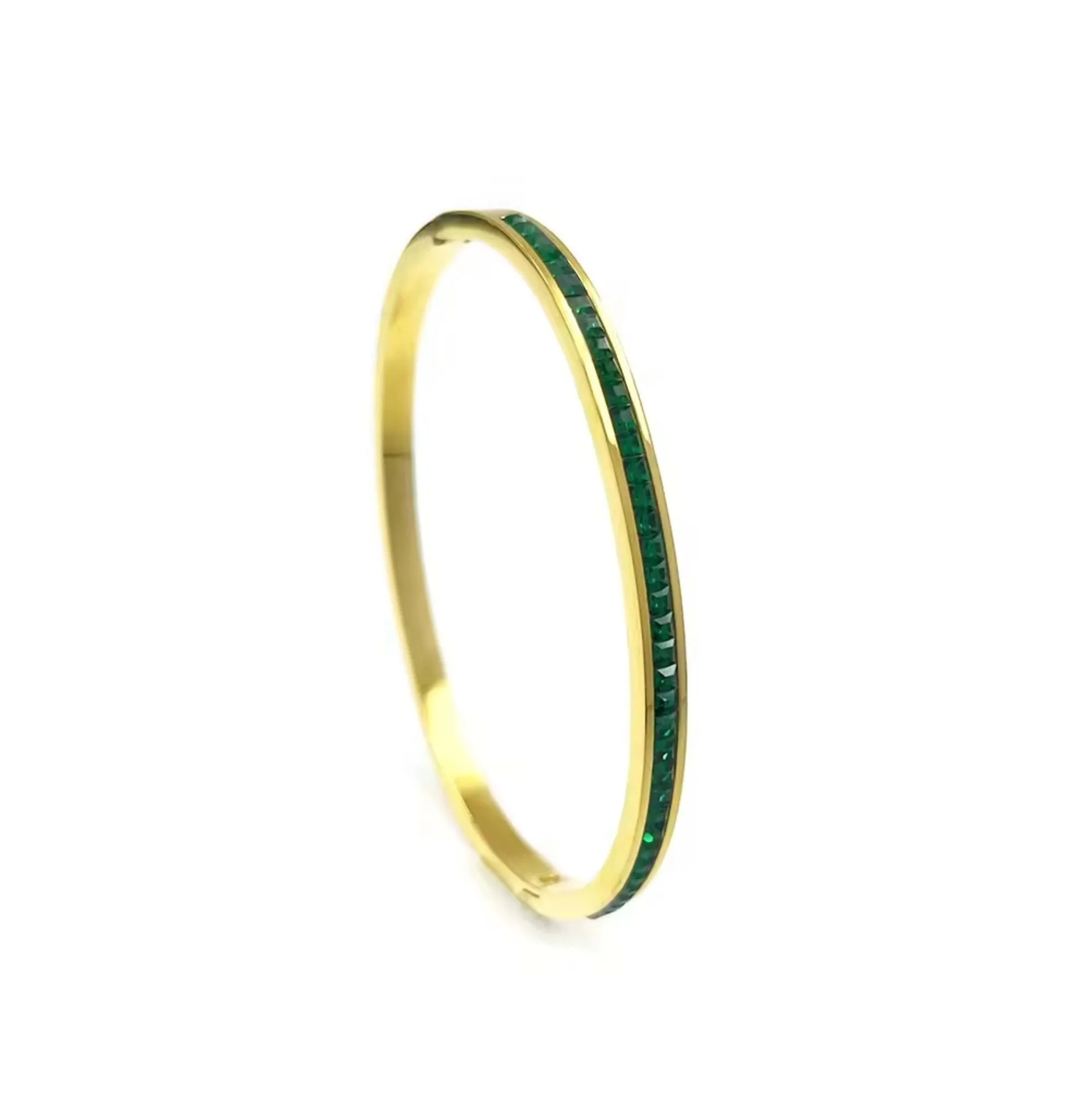 Green charm luxury ladies bracelet