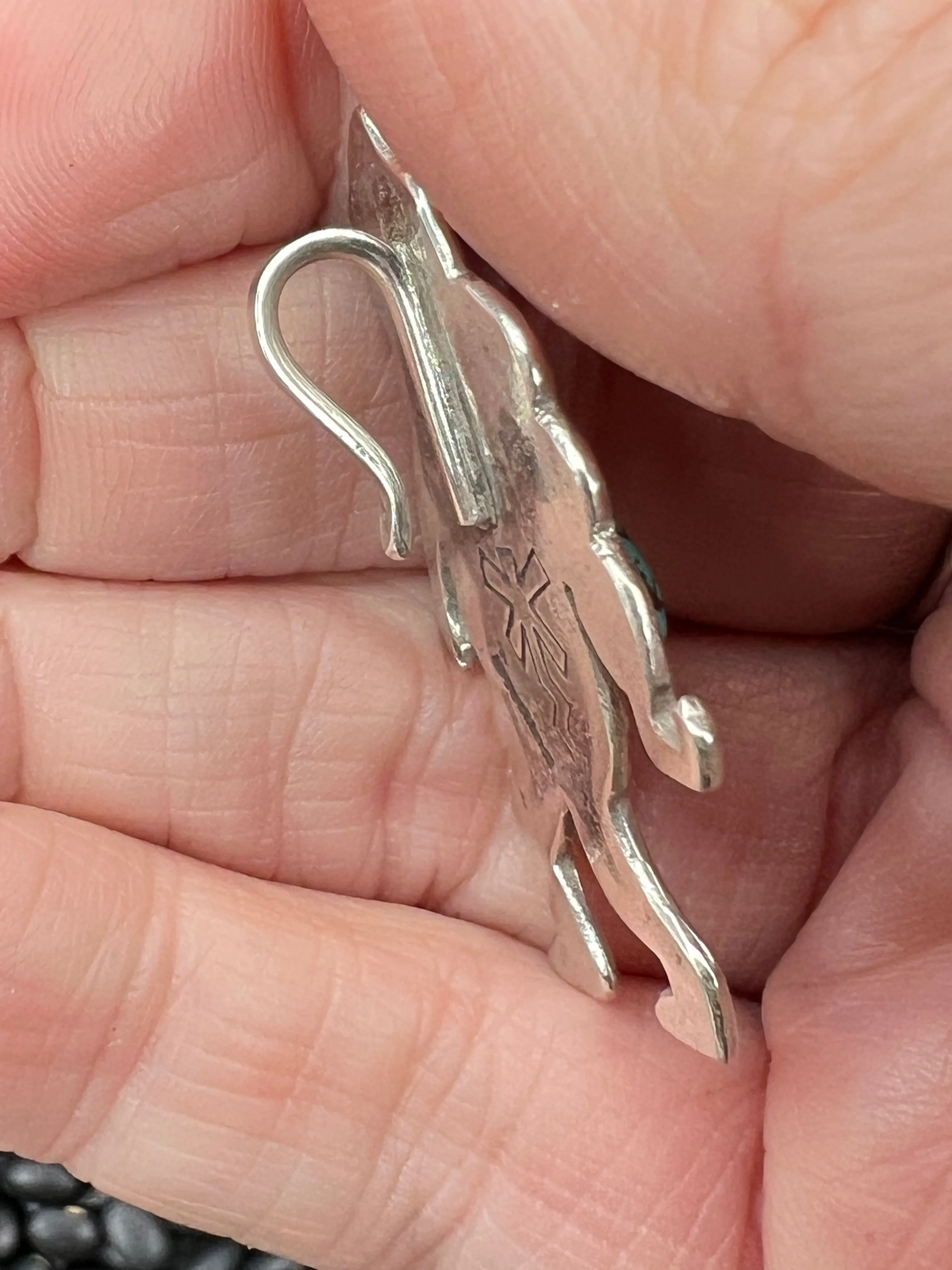 Hand Stamped Big Foot Pendant or Hat Pin