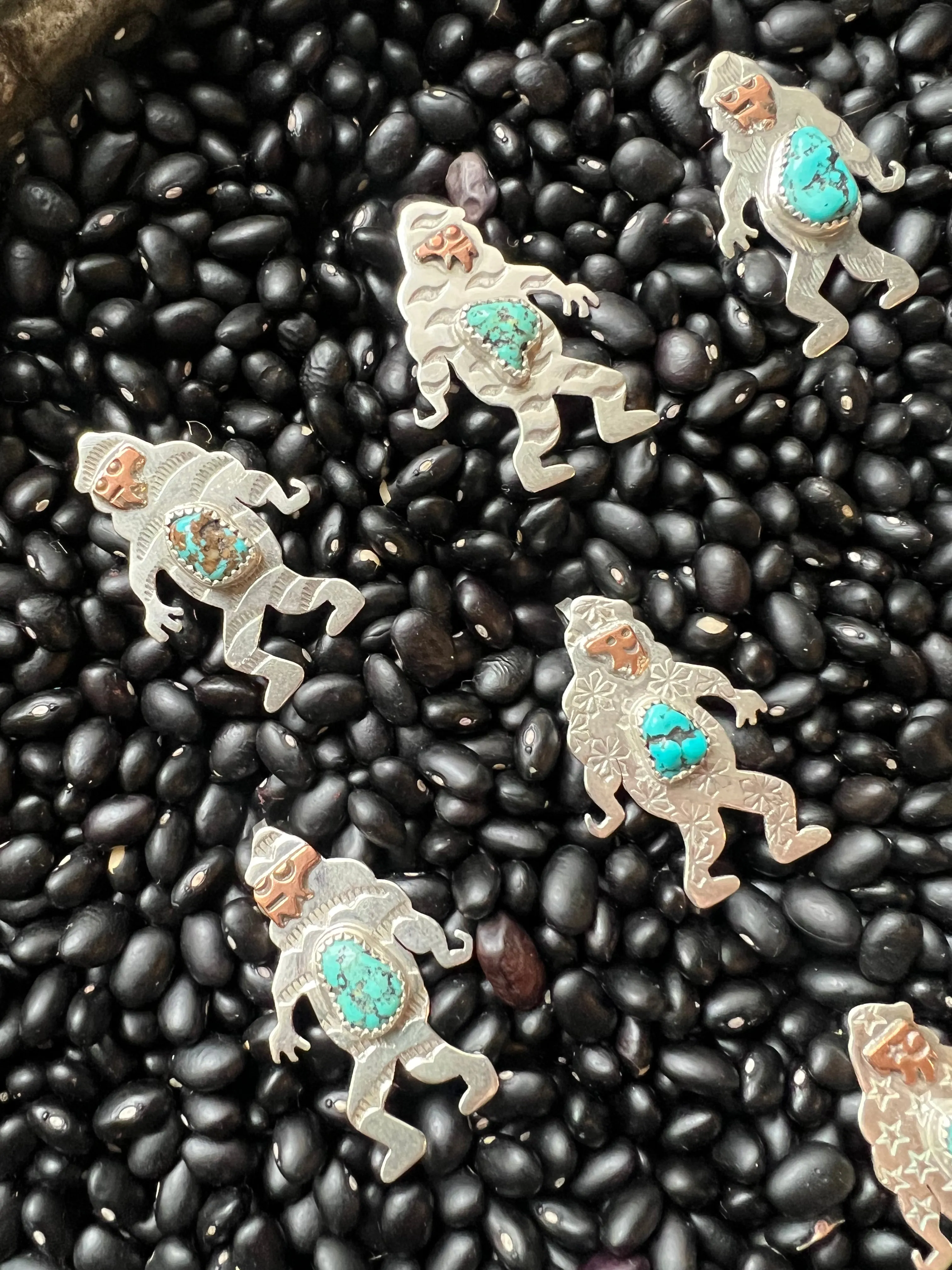Hand Stamped Big Foot Pendant or Hat Pin