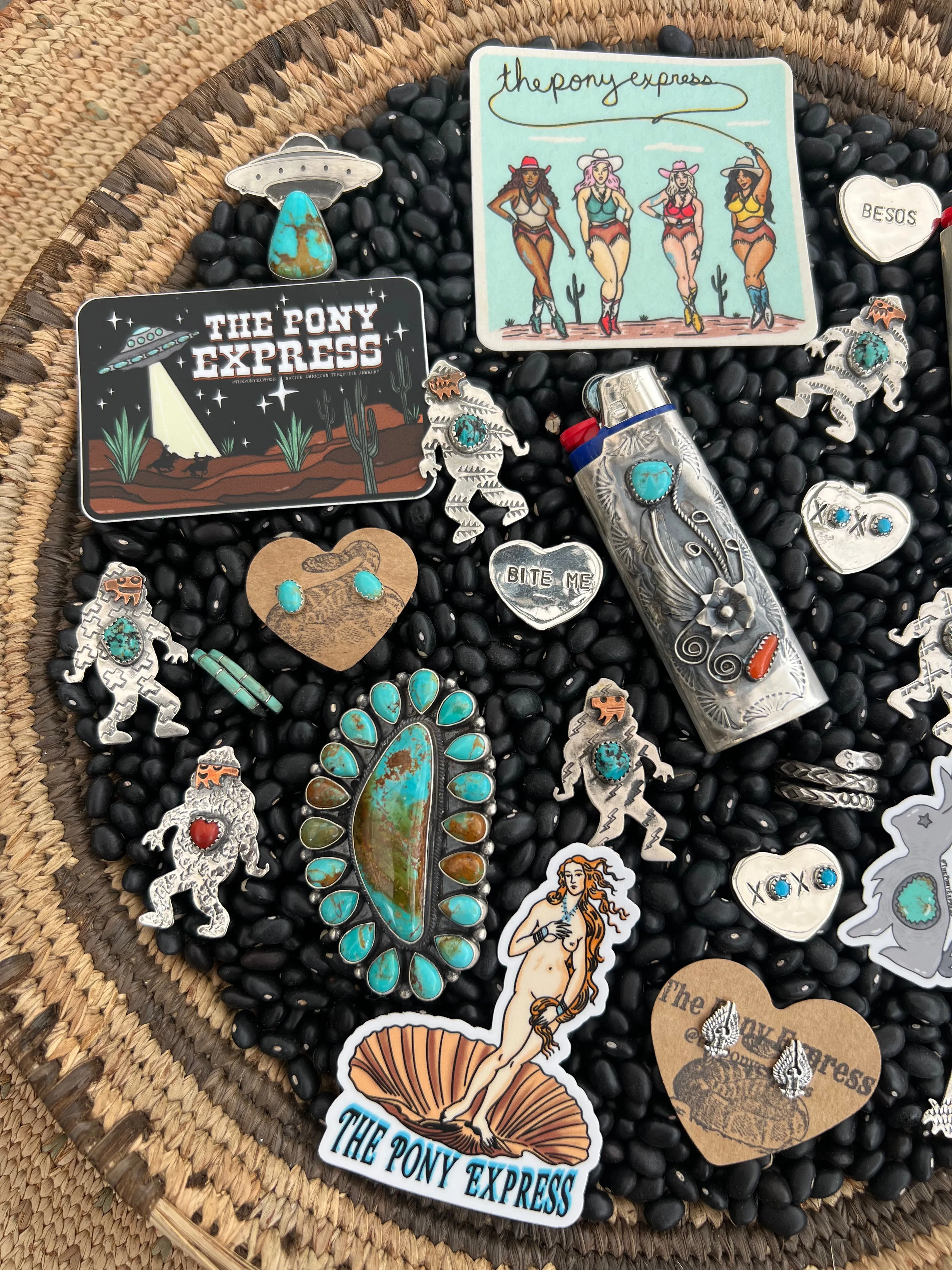 Hand Stamped Big Foot Pendant or Hat Pin