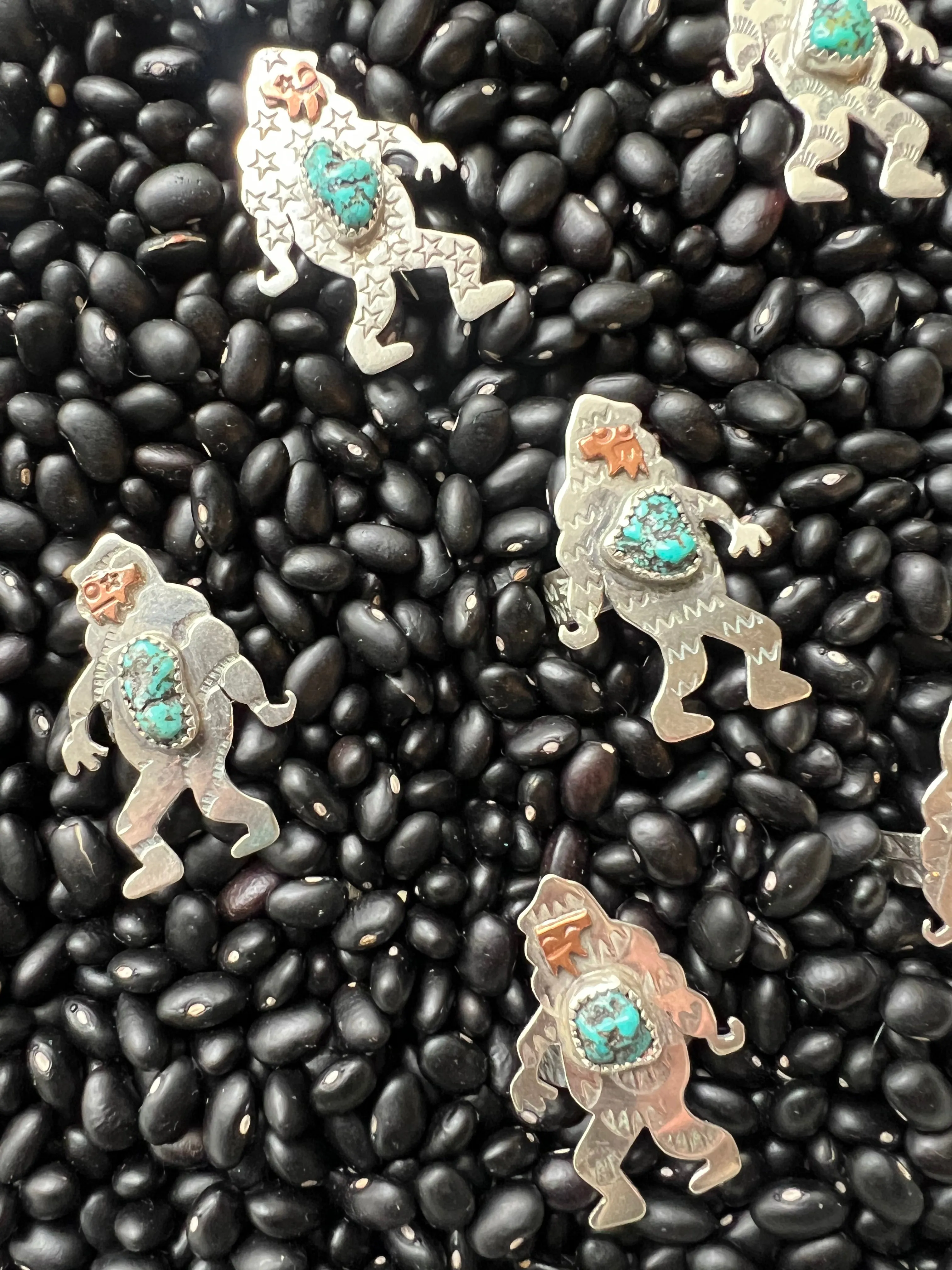 Hand Stamped Big Foot Pendant or Hat Pin
