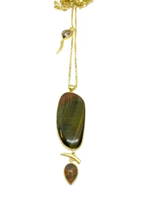 Heather Benjamin Tigers Eye Necklace