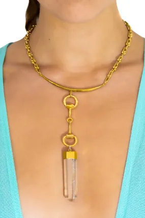 Horsebit Quartz Necklace