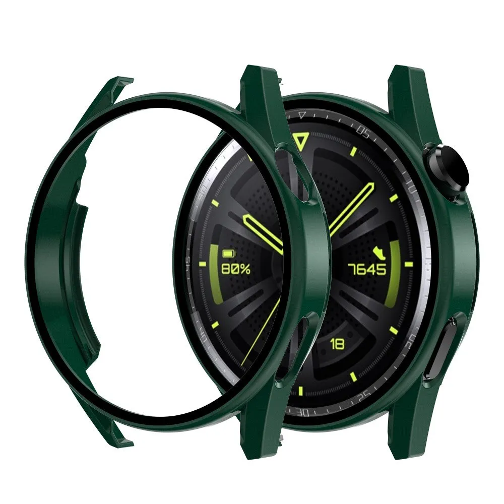 Huawei Watch GT 3 (46mm) electroplating frame with tempered glass - Dark Green