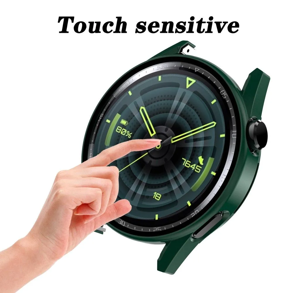 Huawei Watch GT 3 (46mm) electroplating frame with tempered glass - Dark Green