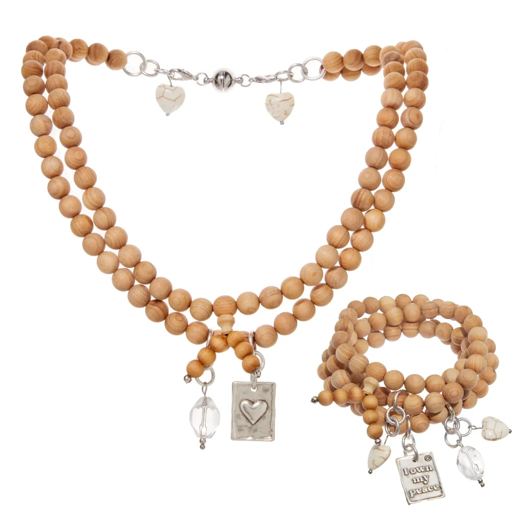 I OWN MY PEACE | HEART | Wood Boho Wrap