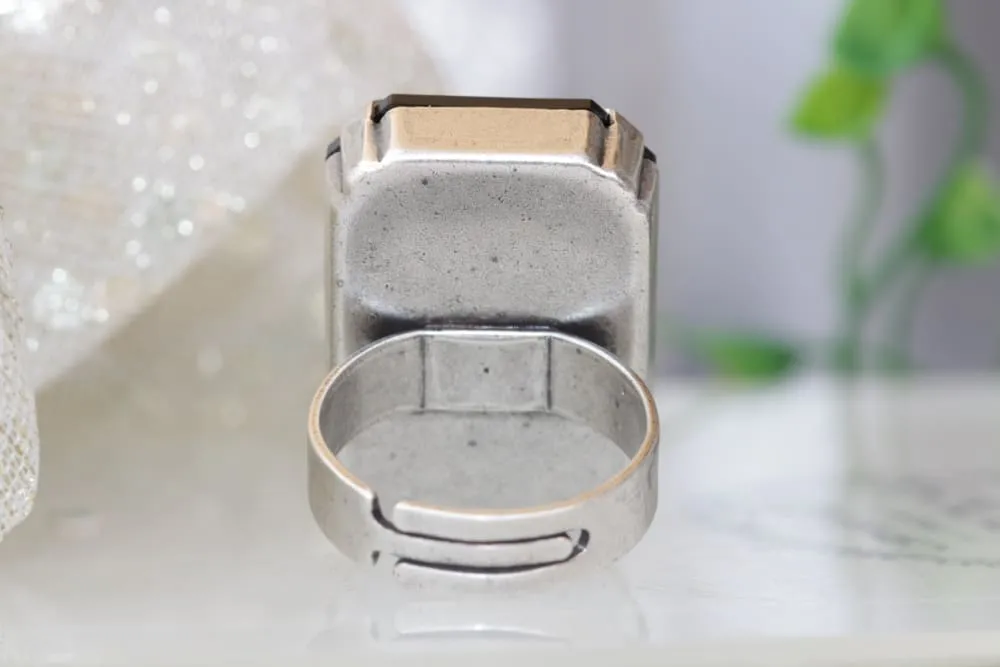 JET BLACK RING