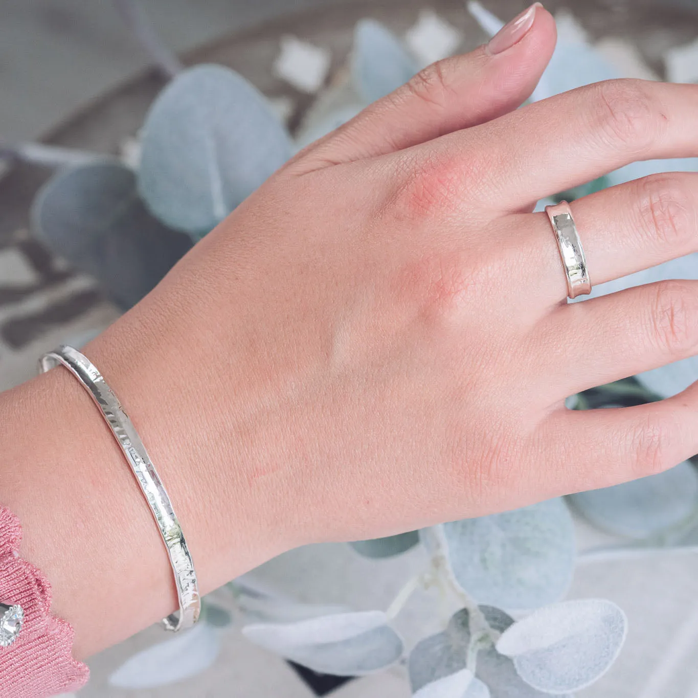 Jules Silver Bangle