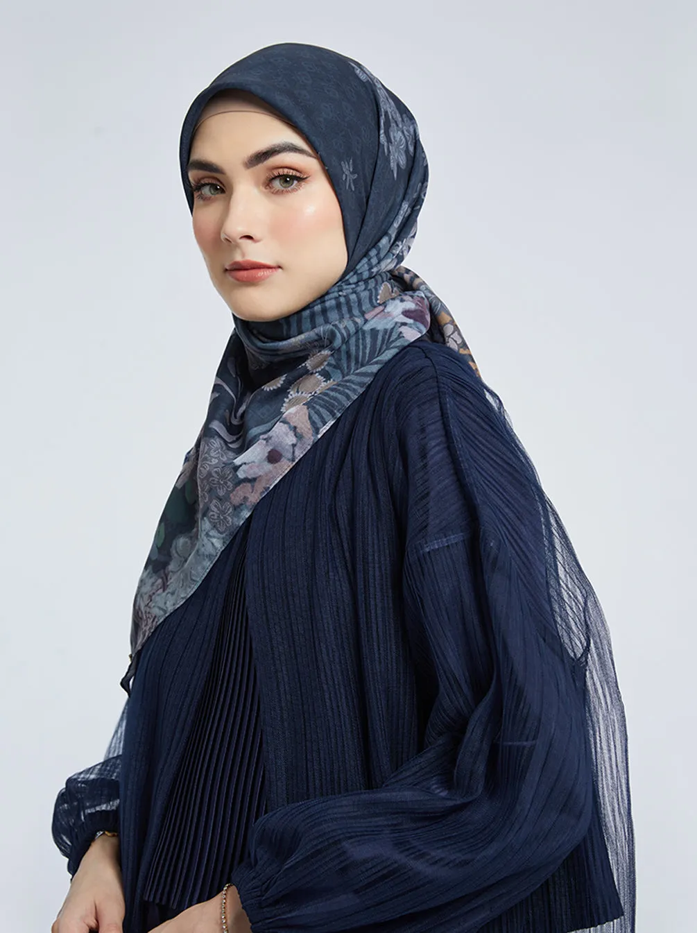 KIMMONIA SIGNATURE SCARF EVENING BLUE