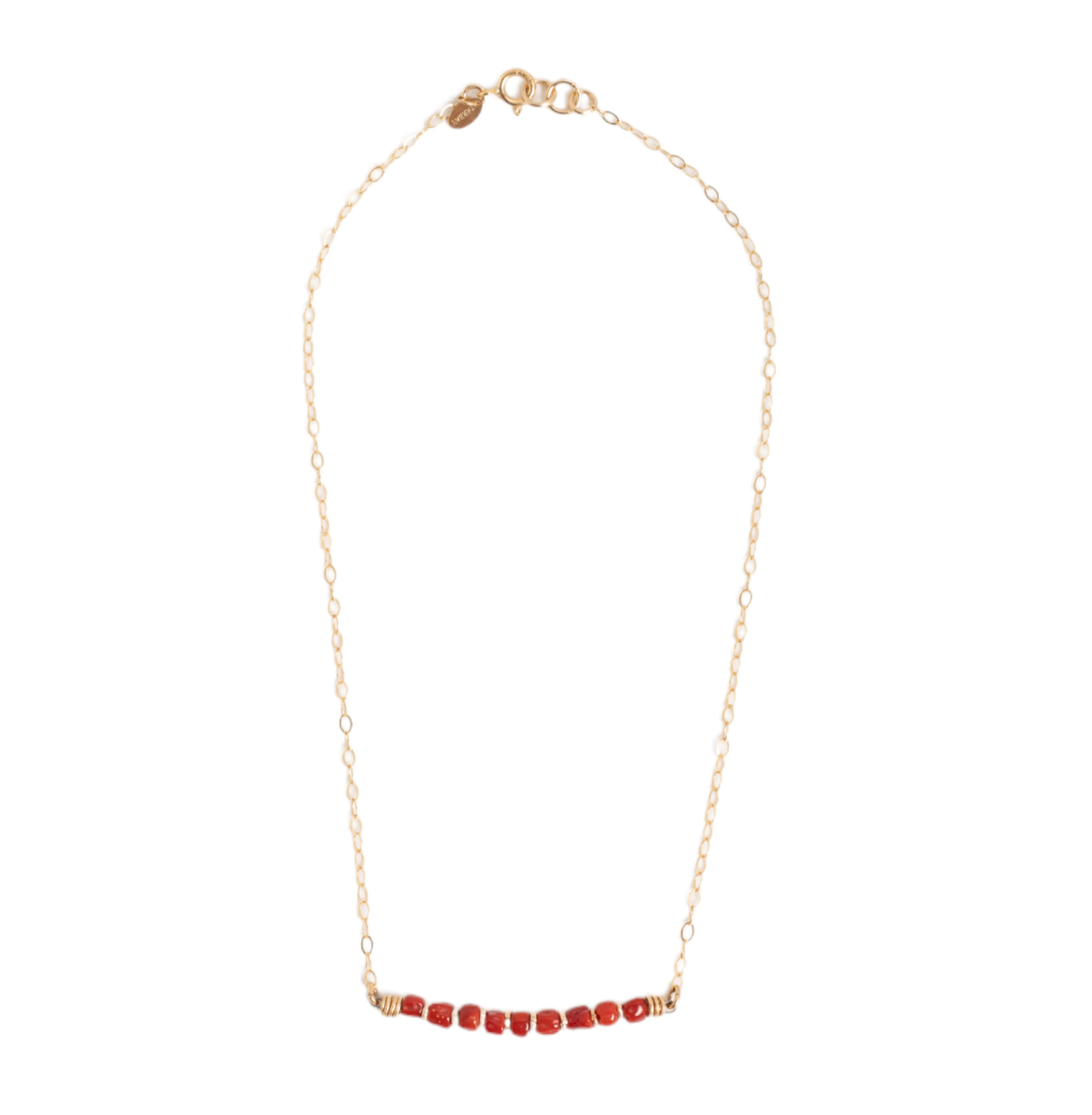 Koralli Necklace #2 - Red Coral