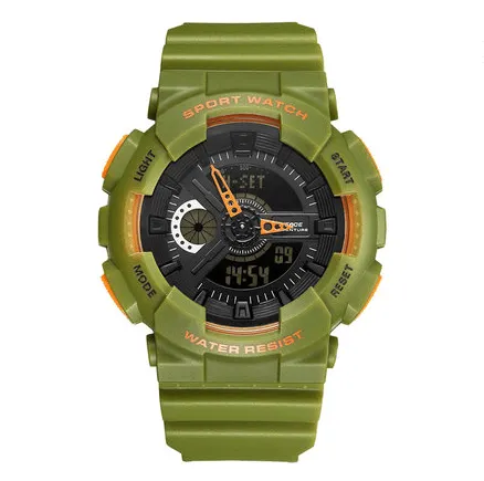 Large Sports Waterproof Electronic Watch