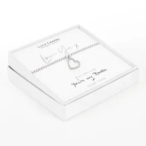 Life Charms Love You Bracelet - Happy Galentine’s Day - Removable Sleeve