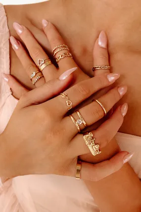 Life Of The Party 14-Piece Ring Set (Gold)