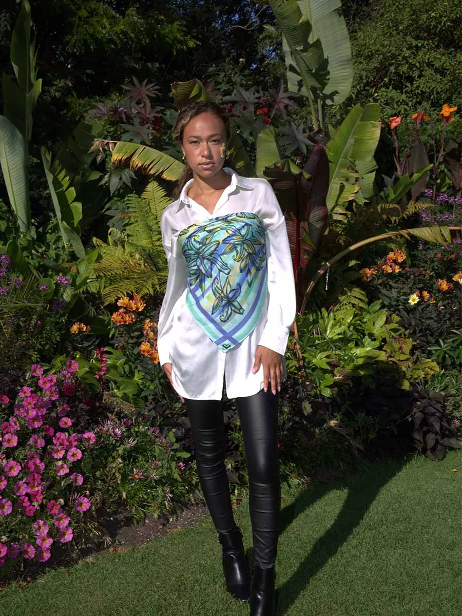 Lily Square Cashmere Scarf