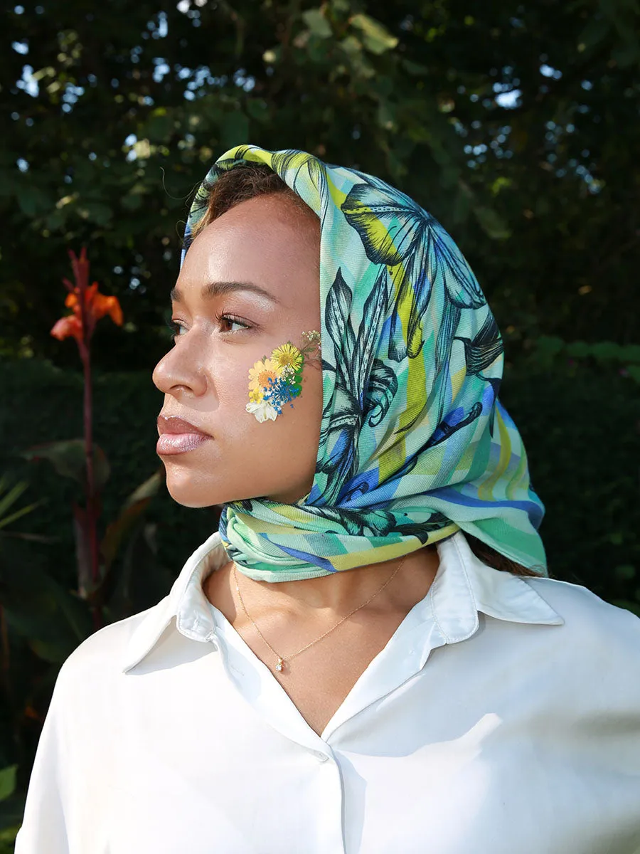 Lily Square Cashmere Scarf