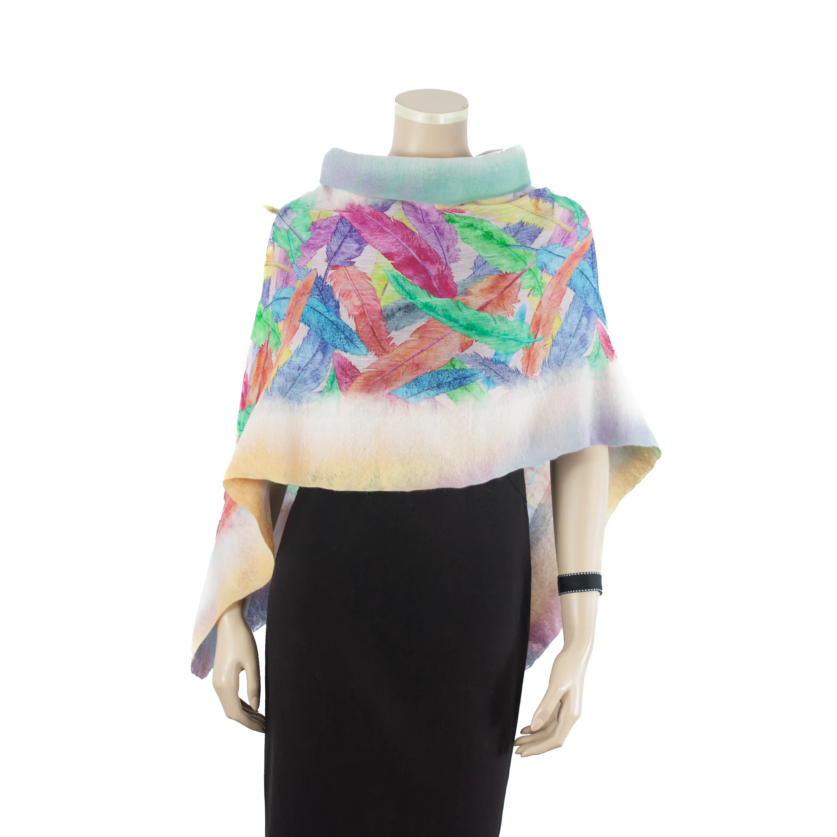 Linked feathers scarf #140-71
