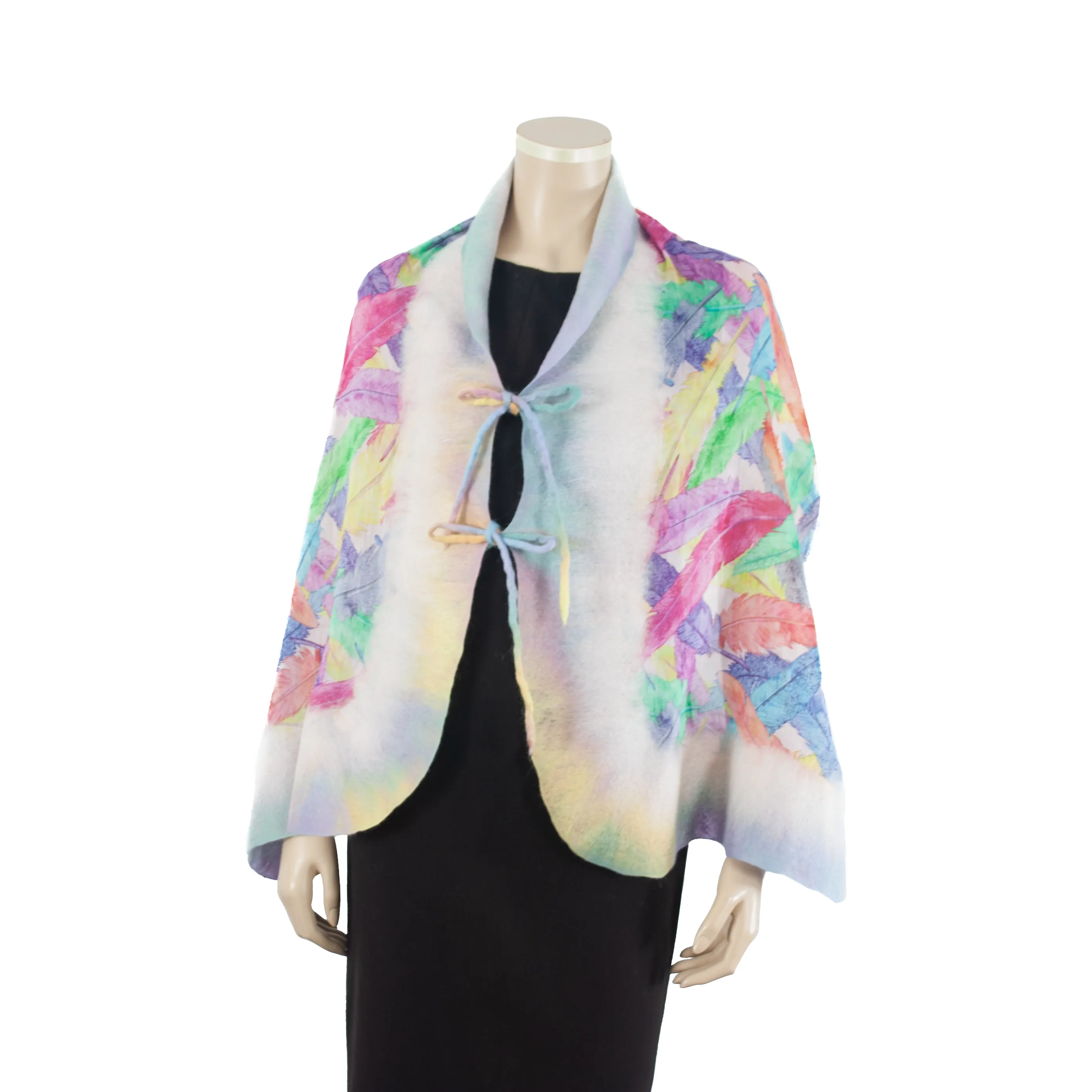 Linked feathers scarf #140-71