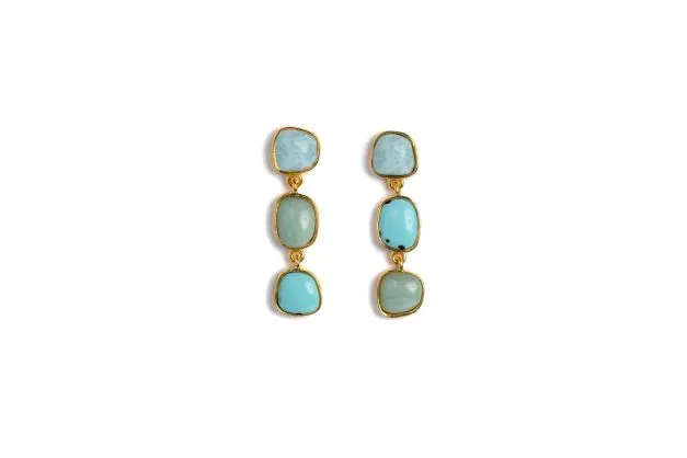 Lizzie Fortunato Jewels - Blue Current Earrings