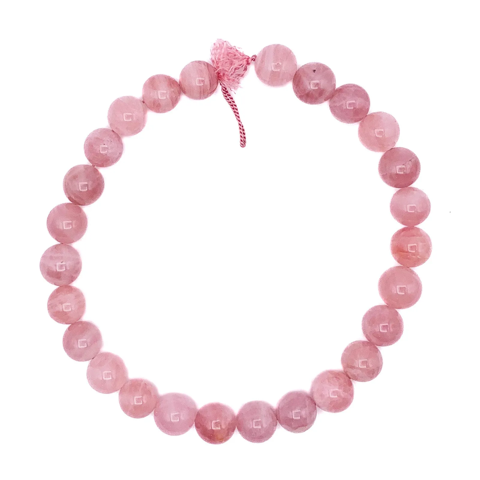 Madagascar Rose Quartz 14.5mm Smooth Rounds Bead Strand