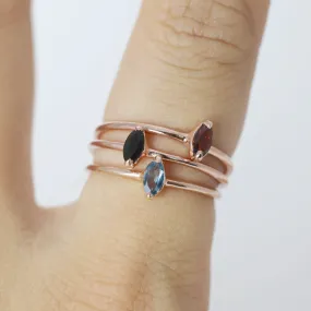 Marquise diva Ring - Silver