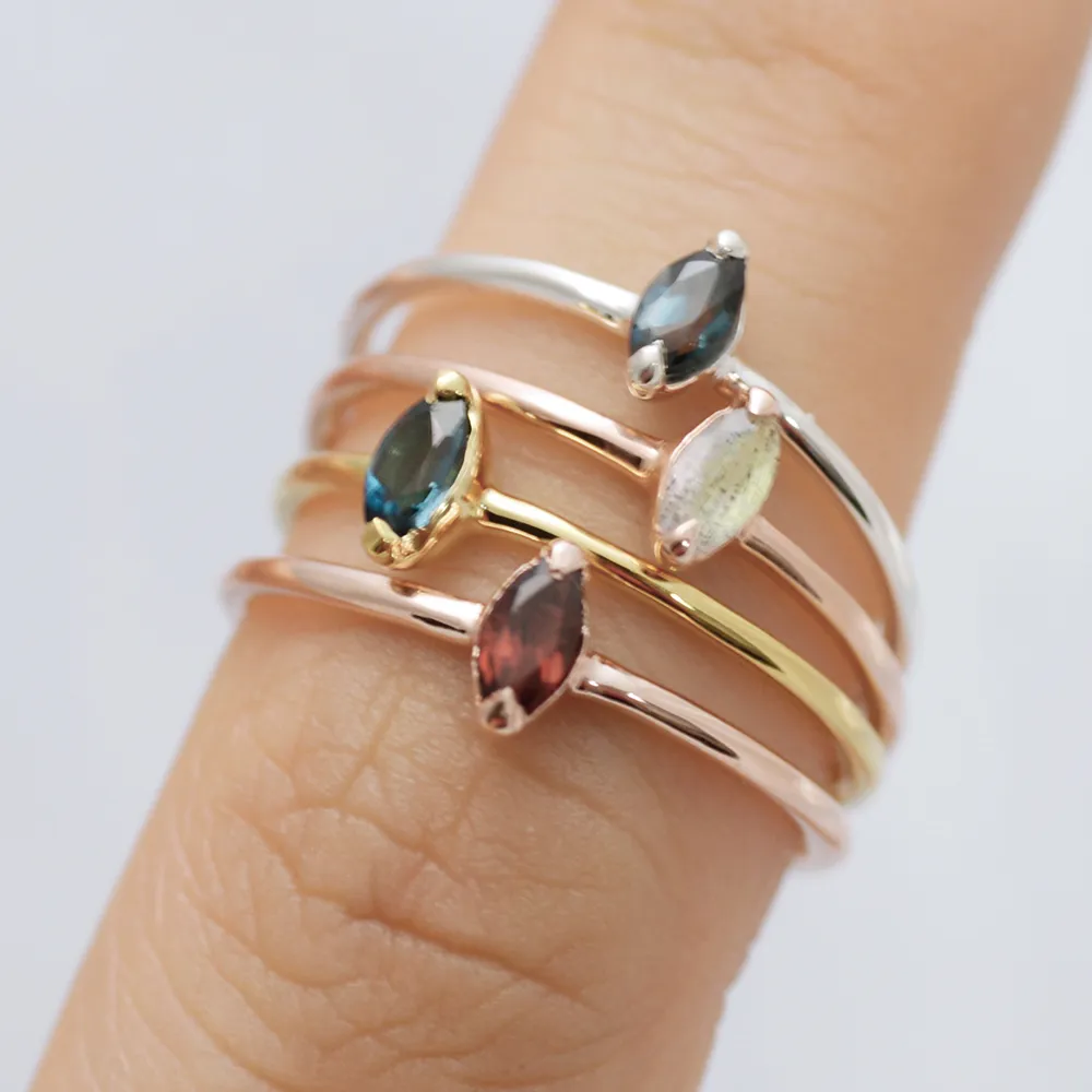 Marquise diva Ring - Silver