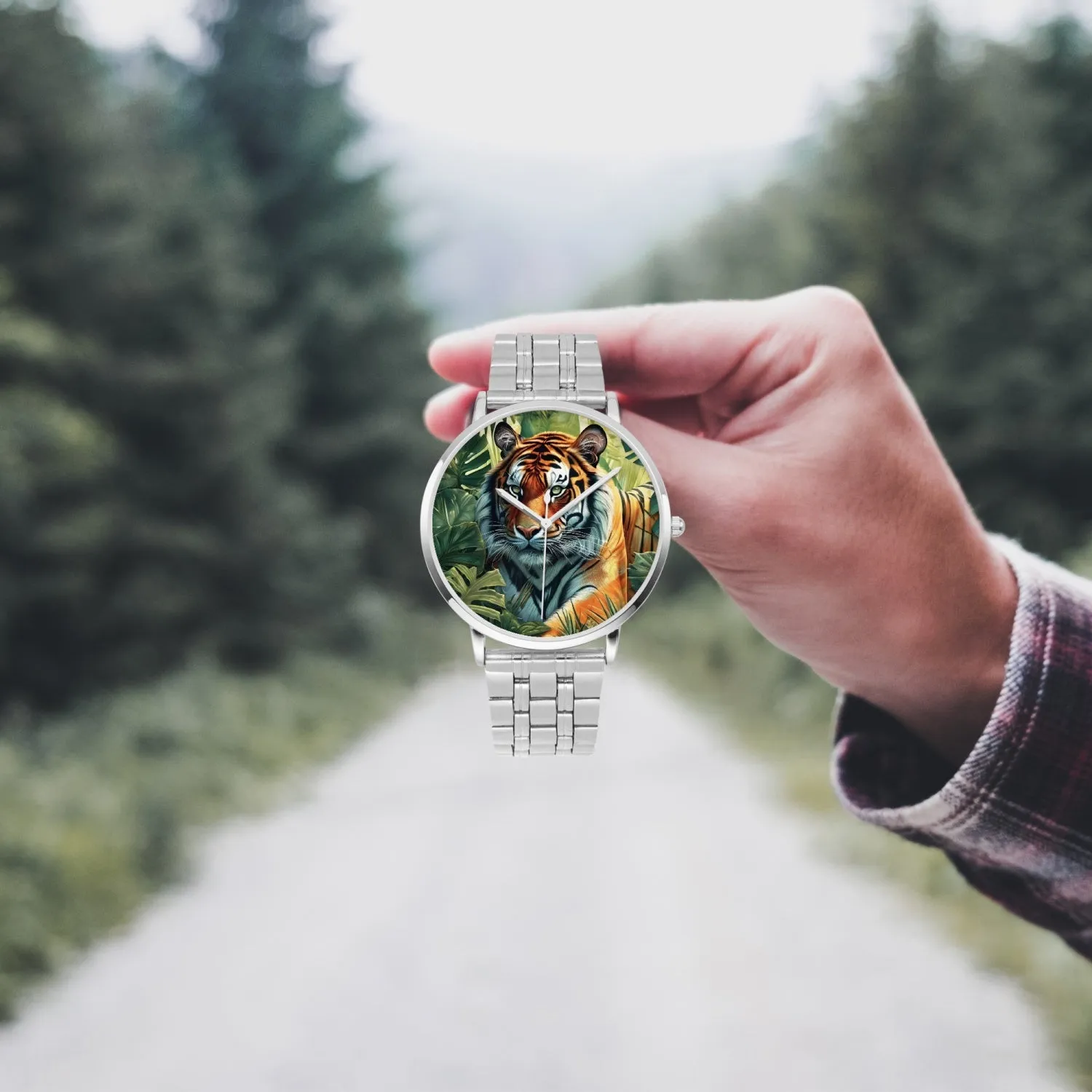 Montre à Quartz Instafamous "Tigre couché dan la jungle" (249)