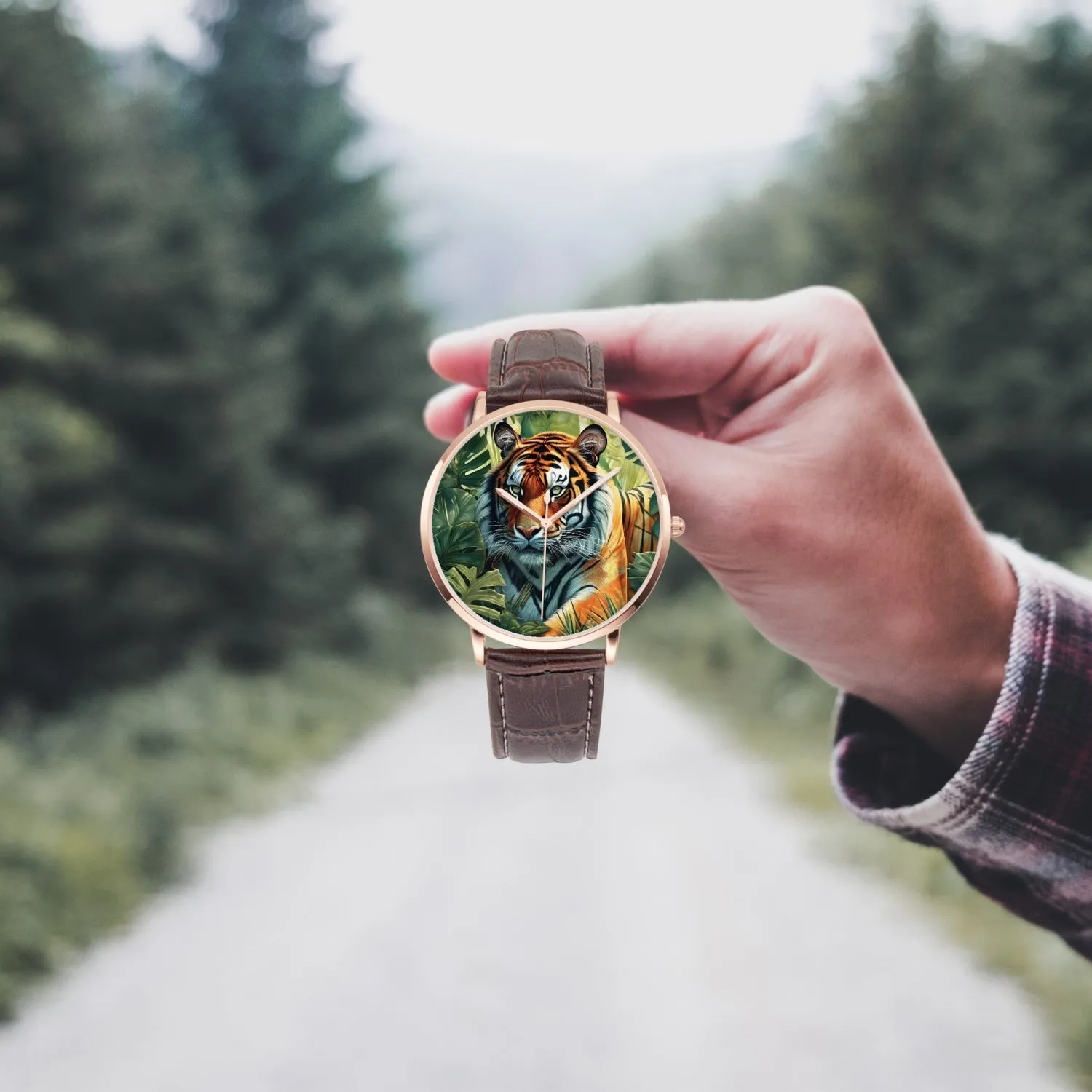 Montre à Quartz Instafamous "Tigre couché dan la jungle" (249)