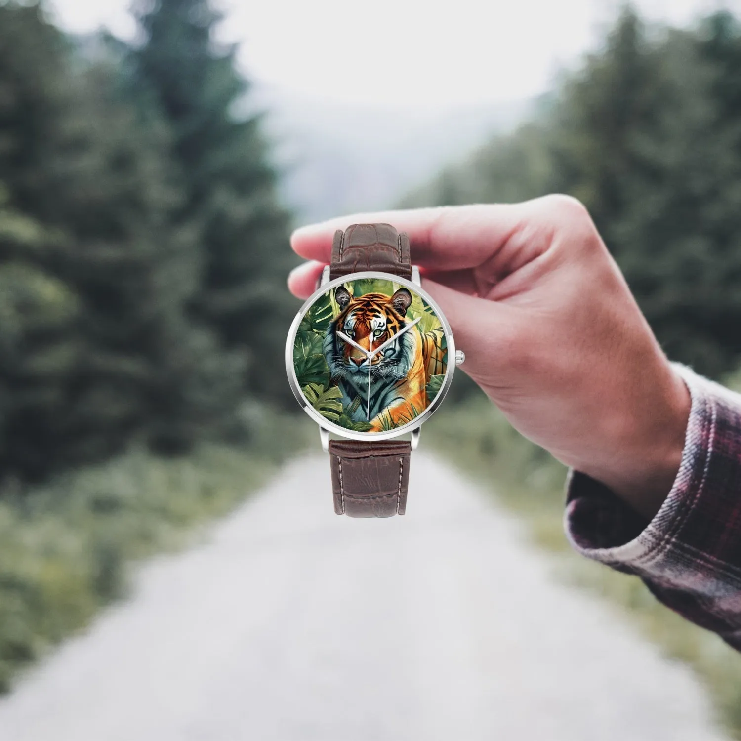 Montre à Quartz Instafamous "Tigre couché dan la jungle" (249)