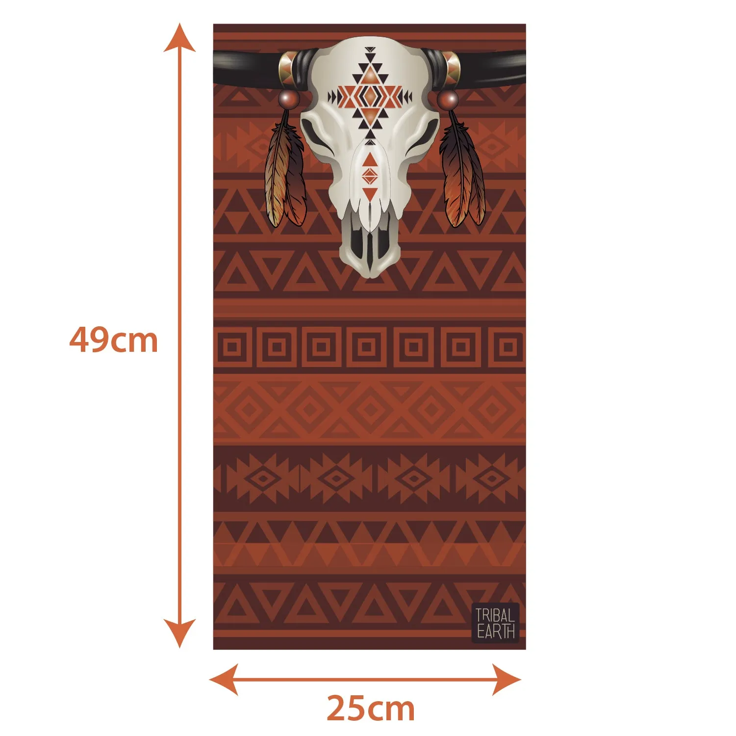 Multi Scarf | Face Mask | Bandana | Headband - Longhorn