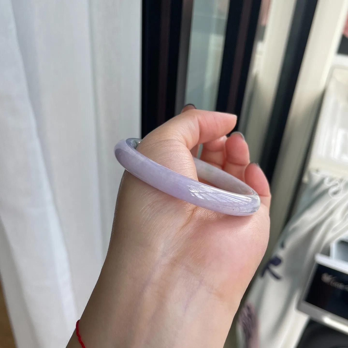 Natural Jade Bangle Jadeite Bangle Internal Diameter 53.5mm BER471