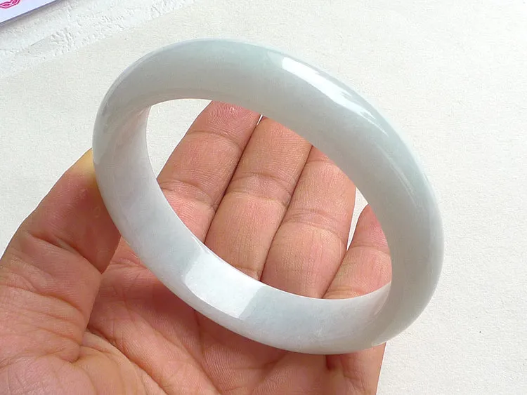 Natural Jade Bangle Jadeite Bangle Internal Diameter 58mm BER534
