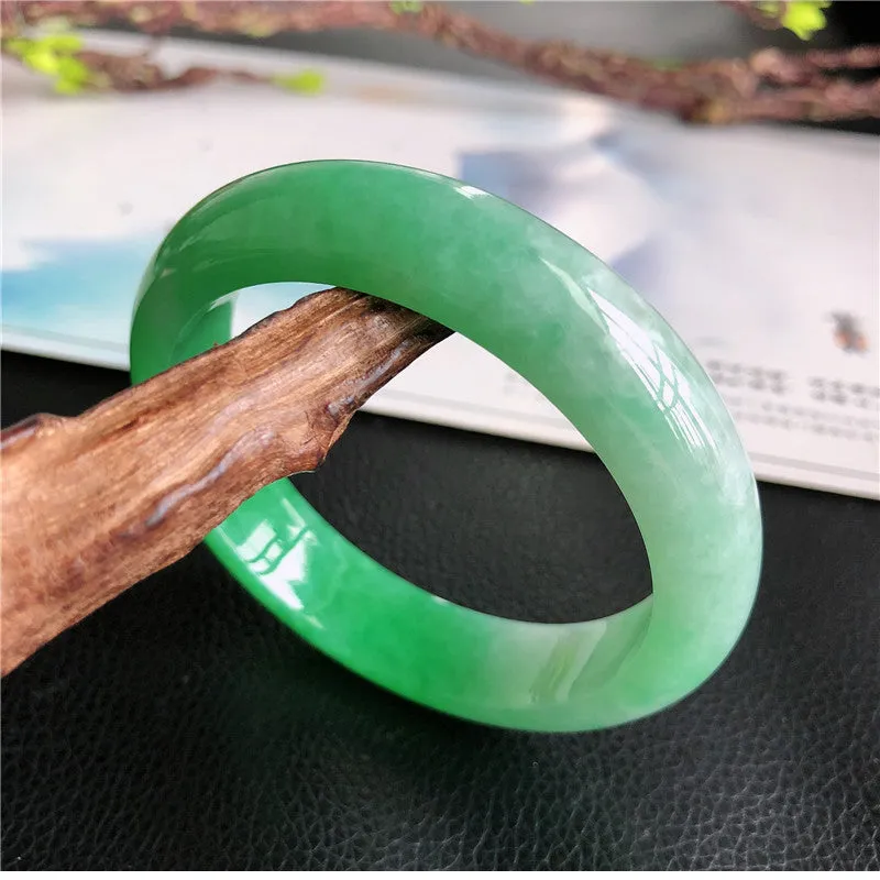 Natural Jade Bangle Jadeite Bangle Internal Diameter 59.4mm B2031221