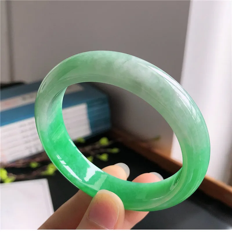 Natural Jade Bangle Jadeite Bangle Internal Diameter 59.4mm B2031221
