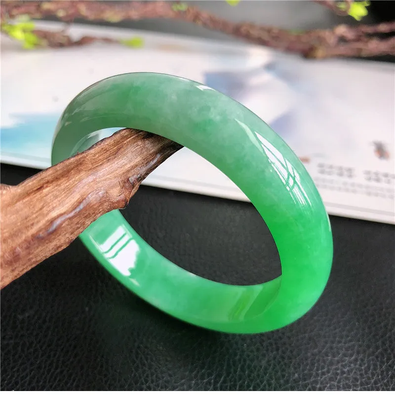 Natural Jade Bangle Jadeite Bangle Internal Diameter 59.4mm B2031221