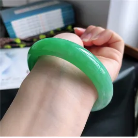 Natural Jade Bangle Jadeite Bangle Internal Diameter 59.4mm B2031221