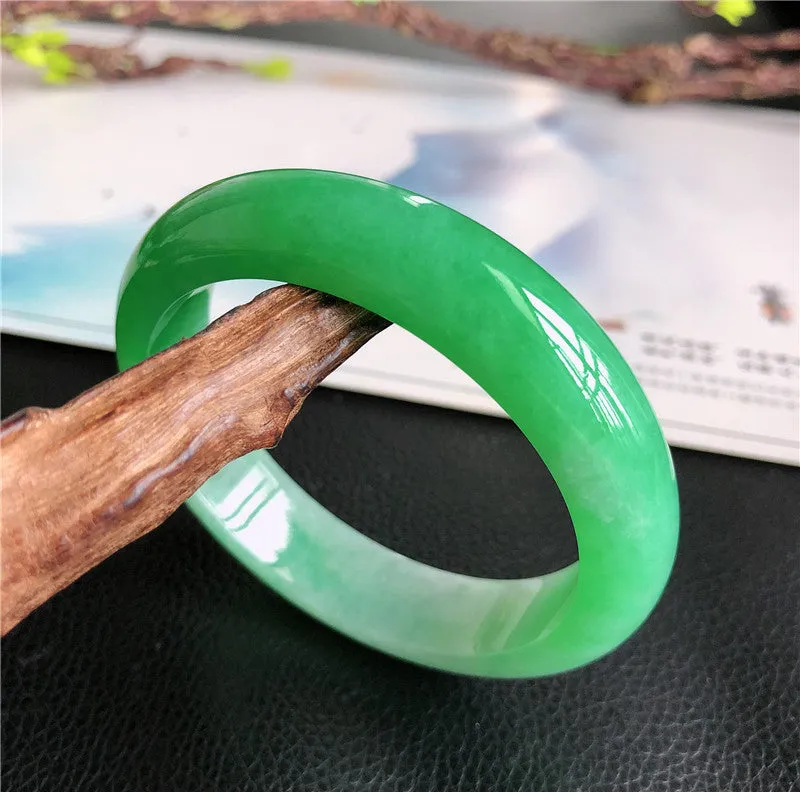 Natural Jade Bangle Jadeite Bangle Internal Diameter 59.4mm B2031221