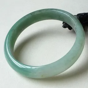 Natural Jade Bangle Jadeite Bangle Internal Diameter 60.5mm BER354